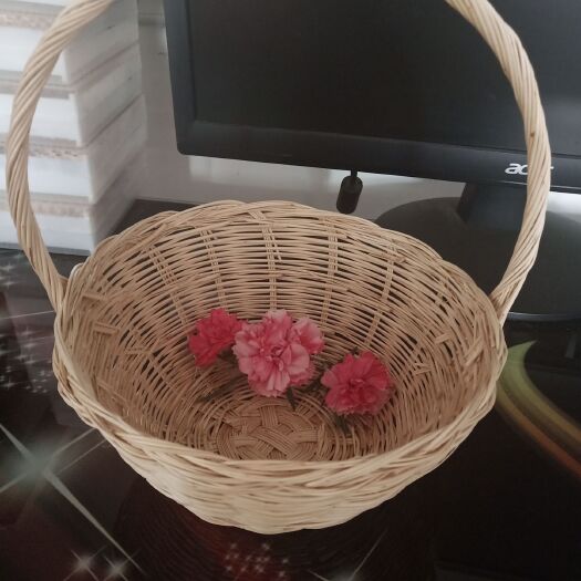 丰宁县果盘/果篮 手工编织篮 儿童春天采摘野菜，野花，水果篮