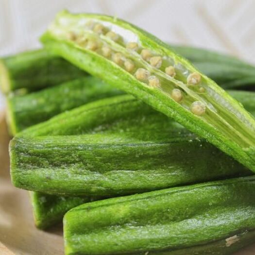 邹城市果蔬脆  黄秋葵即食脱水蔬菜休闲食品散货批发厂家直供