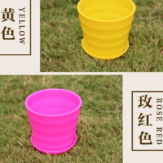 随县花盆 螺纹树脂大