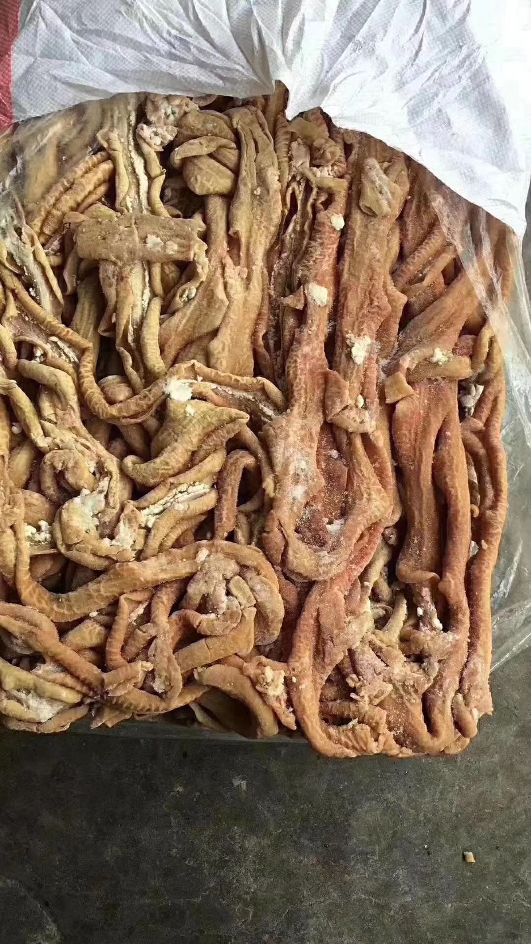 阳信县牛肠  国产纯干精修半成品小肠，不泡水，没有油，适合卤煮肉