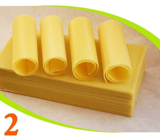  中蜂巢础片深房蜂巢蜂蜡蜂箱养蜂工具蜜蜂巢脾巢基30片巢皮包邮