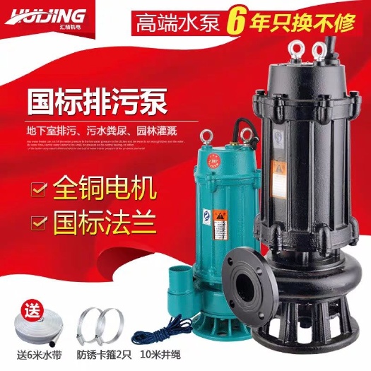 临海市 加强款2寸1100w污水泵送多款配件