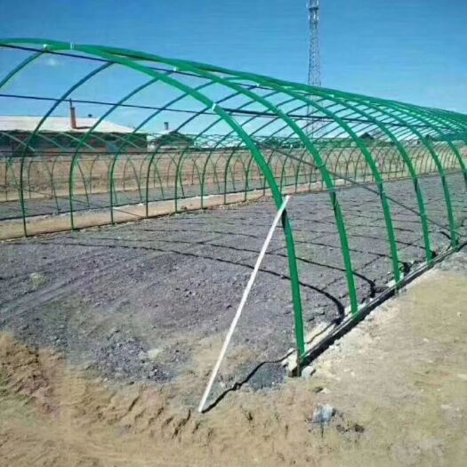 天津钢管大棚 包塑大棚骨架，养殖大棚骨架，量大优惠，保用25年