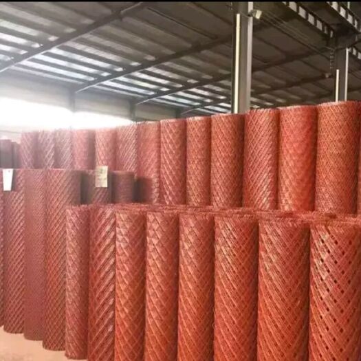 安平县钢丝夹 钢板网菱形钢丝网铁丝网果园围栏网养殖网