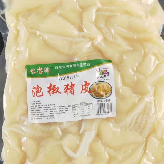 泗水县卤猪皮 泡椒猪皮