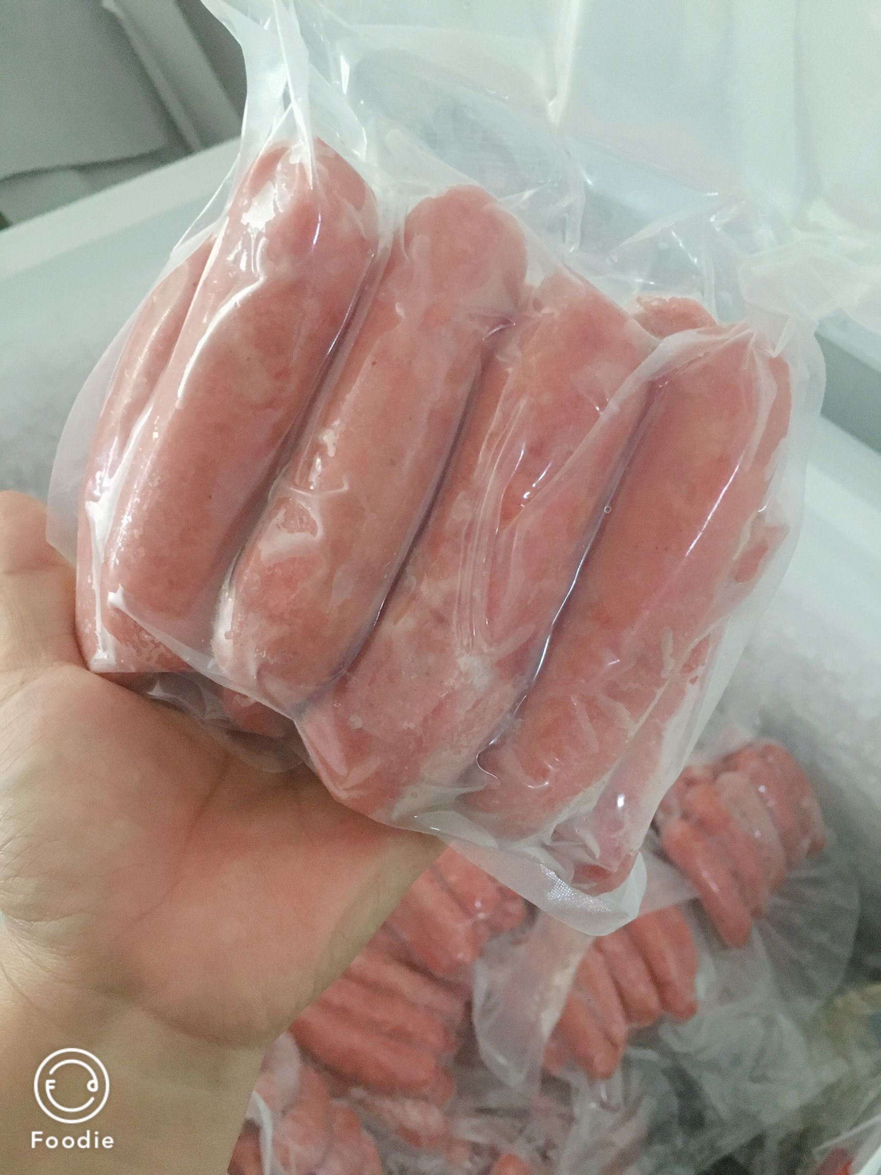 猪肉类 纯手工鲜肉热狗 