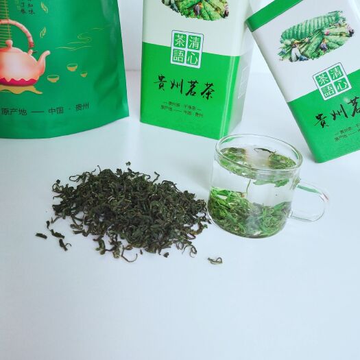 余庆县贵州绿茶毛峰春茶毛峰都匀毛尖春茶鲜爽醇厚爽口茶香四溢