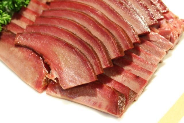 重庆市川味香肠 猪二刀后腿腊肉：每市斤，38元