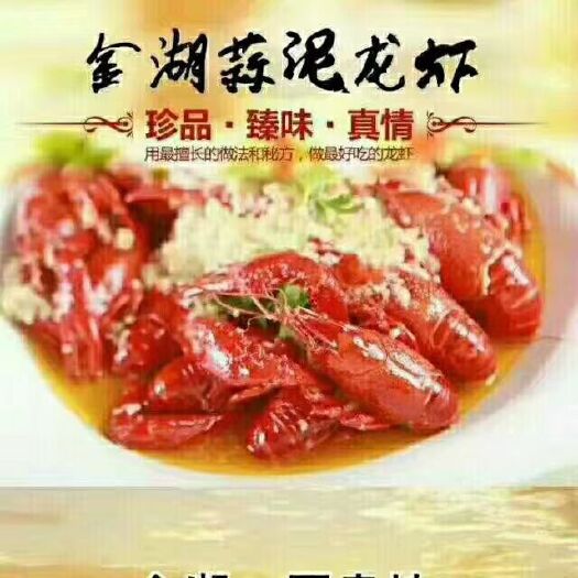 金湖县小龙虾  金湖蒜香龙虾