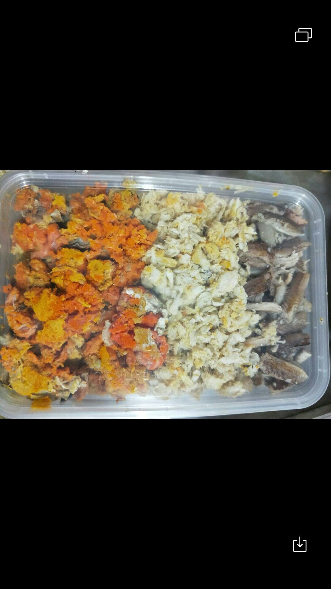 蟹肉 三色蟹黄粉