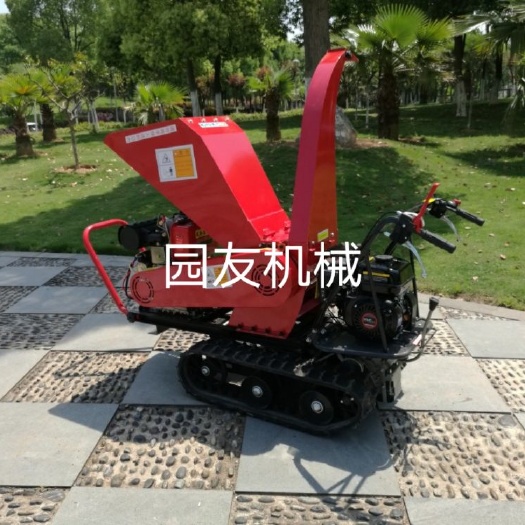 樹枝粉碎機履帶式枝條切碎機碎木機木頭削片機樹枝切片機廠家直銷