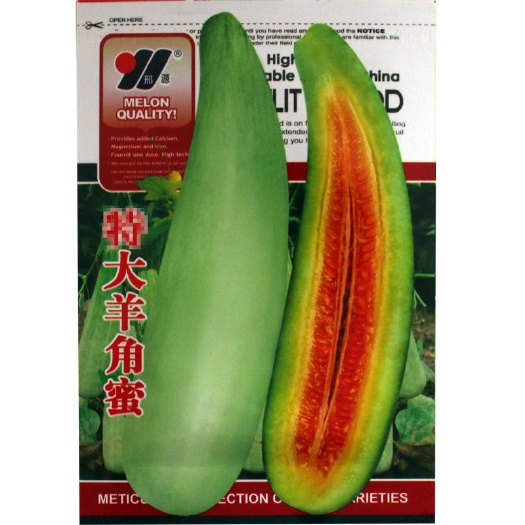 南靖县 羊角蜜甜瓜种子 大田菜园高产高甜酥脆多汁羊角蜜甜瓜 瓜果种子