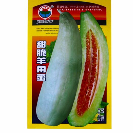 南靖县 甜脆羊角蜜 大田菜园高产高甜酥脆肉厚羊角蜜甜瓜 水果甜瓜种子