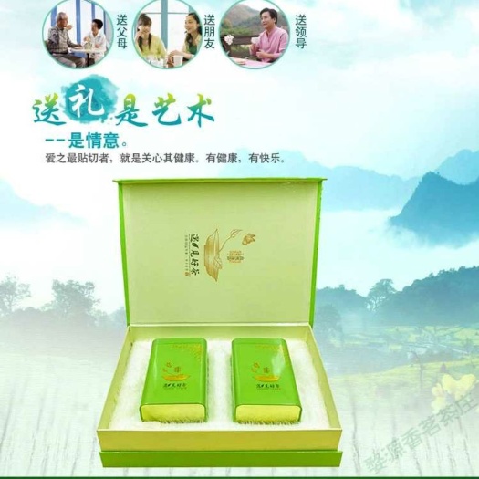 婺源县 林生茶江西婺源2019新茶雨前绿茶毛尖有机明前芽茶叶礼盒装