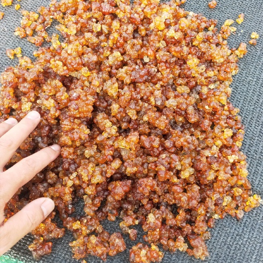 随县 水洗桃胶爆米花，暗红，红，黄红，纯黄，琥珀颗粒精修颗粒私聊