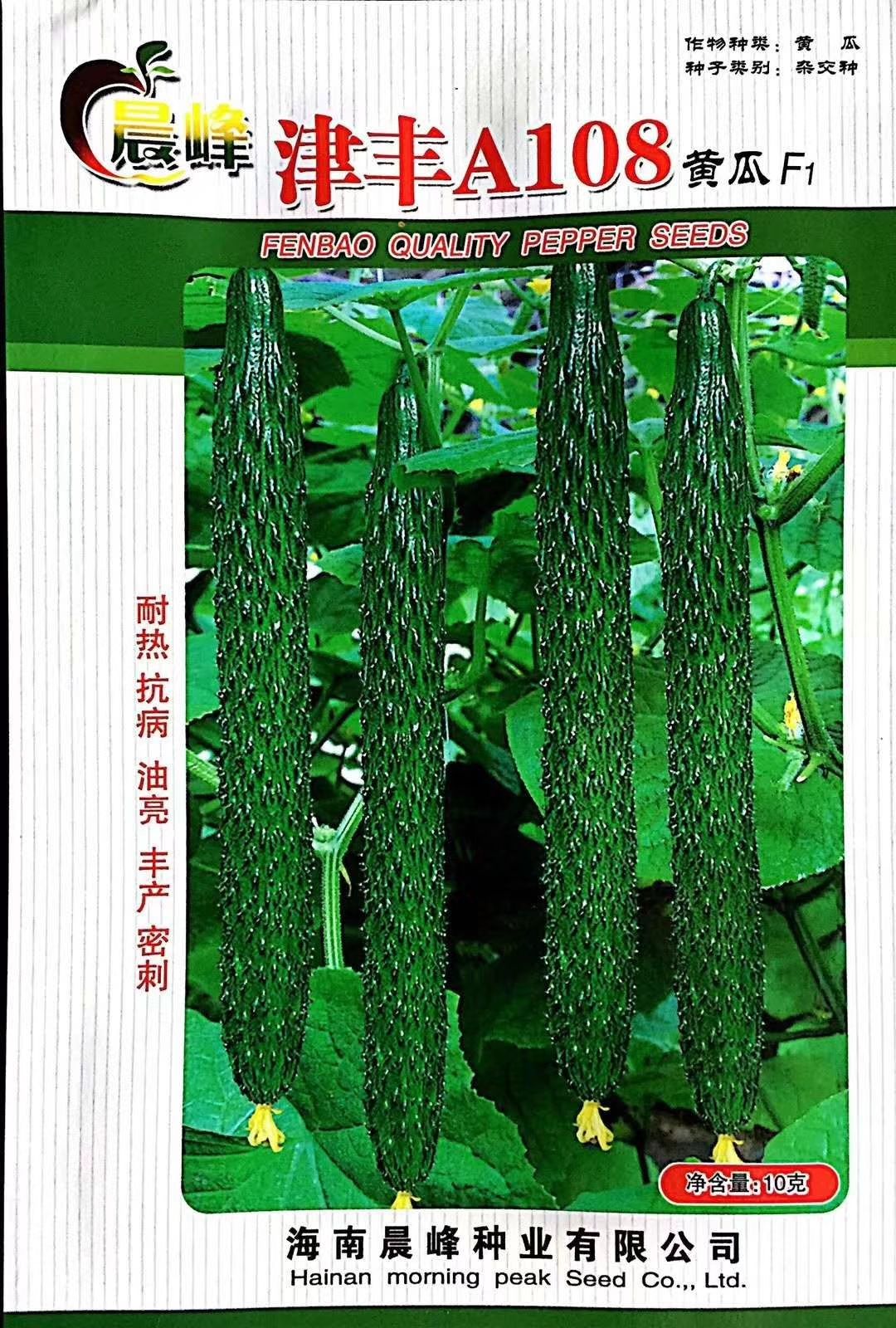油亮密刺黄瓜种子 津丰A108-耐高温越夏专用品种
