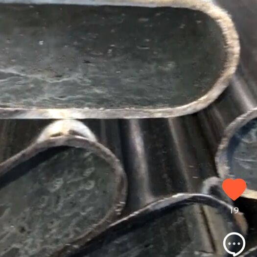 天津大棚钢管 镀锌带椭圆管