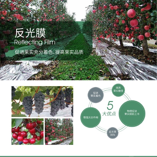 杭州棚膜 德裕农友反光膜 促进果实充分着色 提高果实品质厂商直销