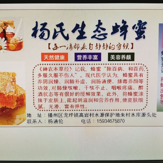 遵义 水源保护地自产蜂蜜