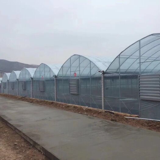 沭阳县连栋棚 连栋温室具有美学机械并存的特点，美观大方上档次，土地利用率高