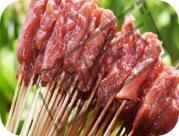 新郑市牛肉串 不好吃，不要钱，独特的肉串