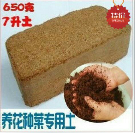 椰糠 600G椰粉砖椰砖土椰丝砖高效农用椰糠栽培基质营养土