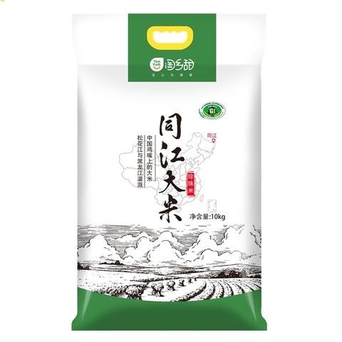 同江市 此款为产自黑龙江省佳木斯市的同江大米，大米类型属于粳米中的