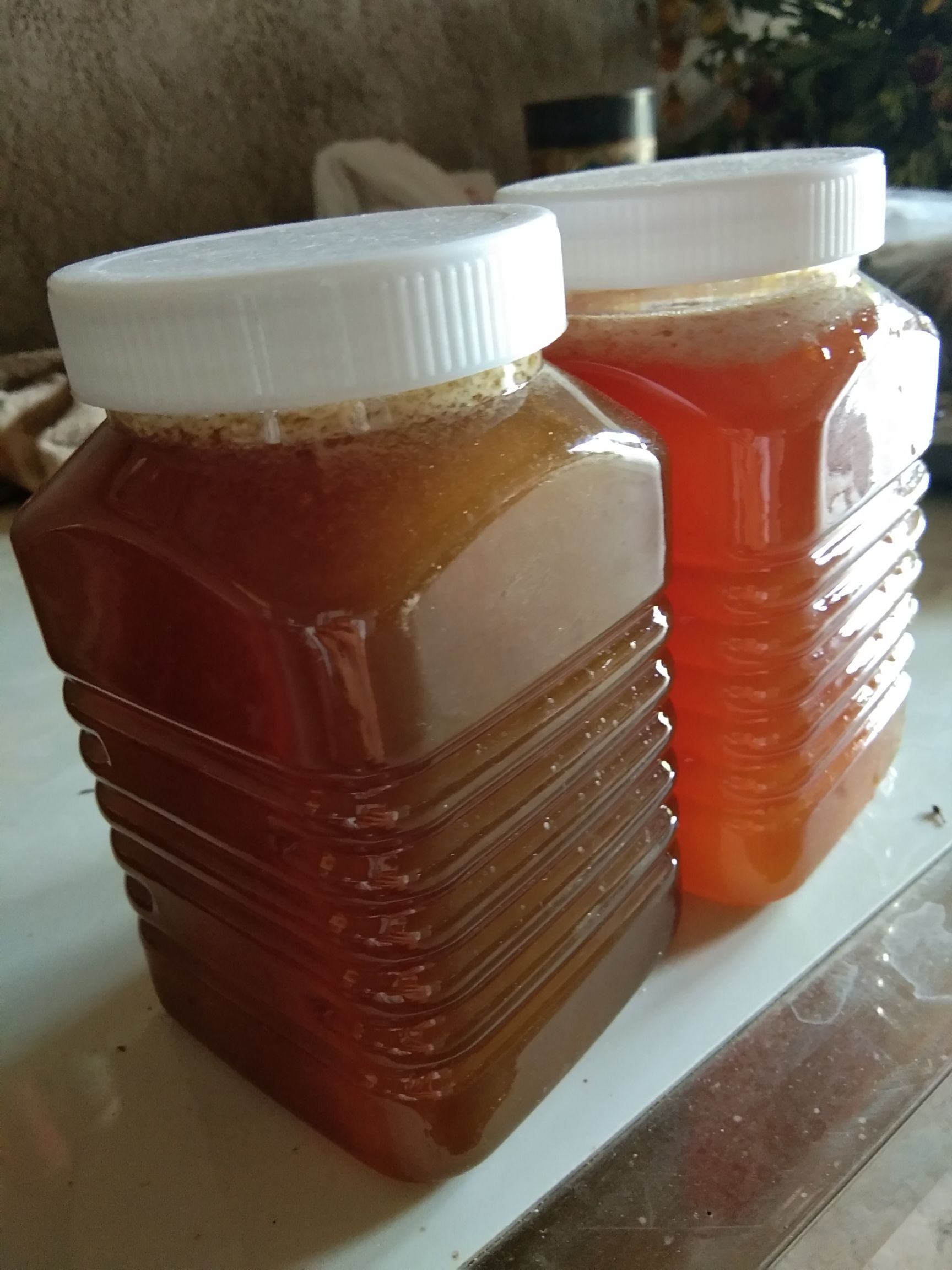 纯土蜂蜜自家的，有意者请联系，