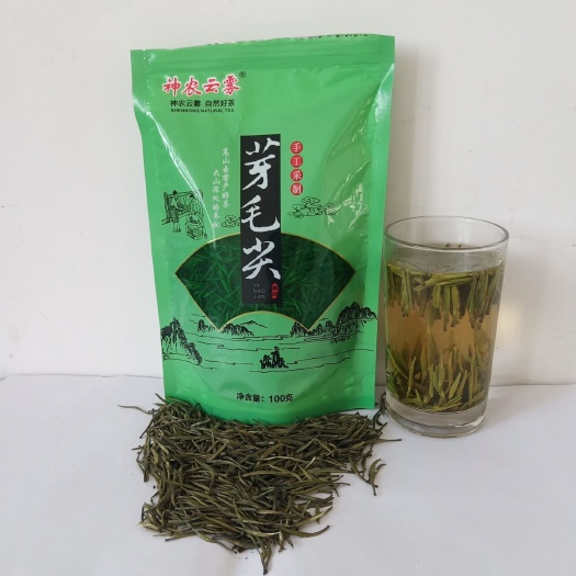 谷城县 2020新茶绿茶芽毛尖高山雨前明前清香型茶叶湖北襄阳
