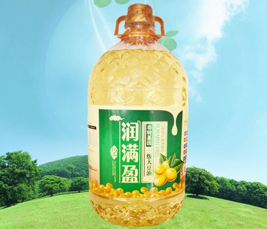 农安县非转基因大豆油  润满盈非转基因一级大豆油5L，纯正东北大豆油
