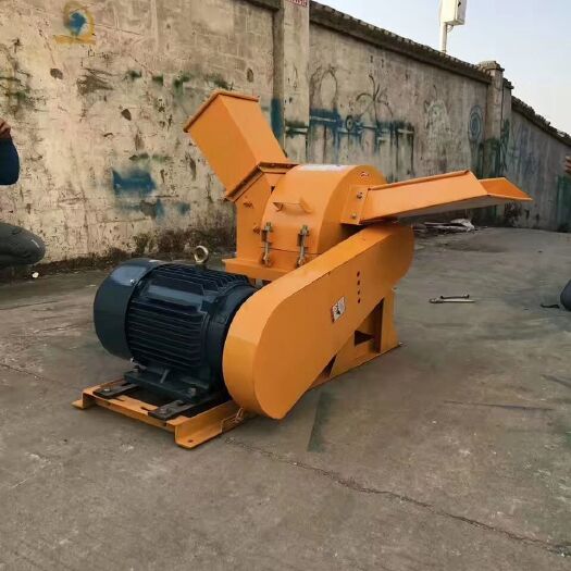  多功能圆木木头木材粉碎机园林树枝粉碎机废木料边角料粉碎机