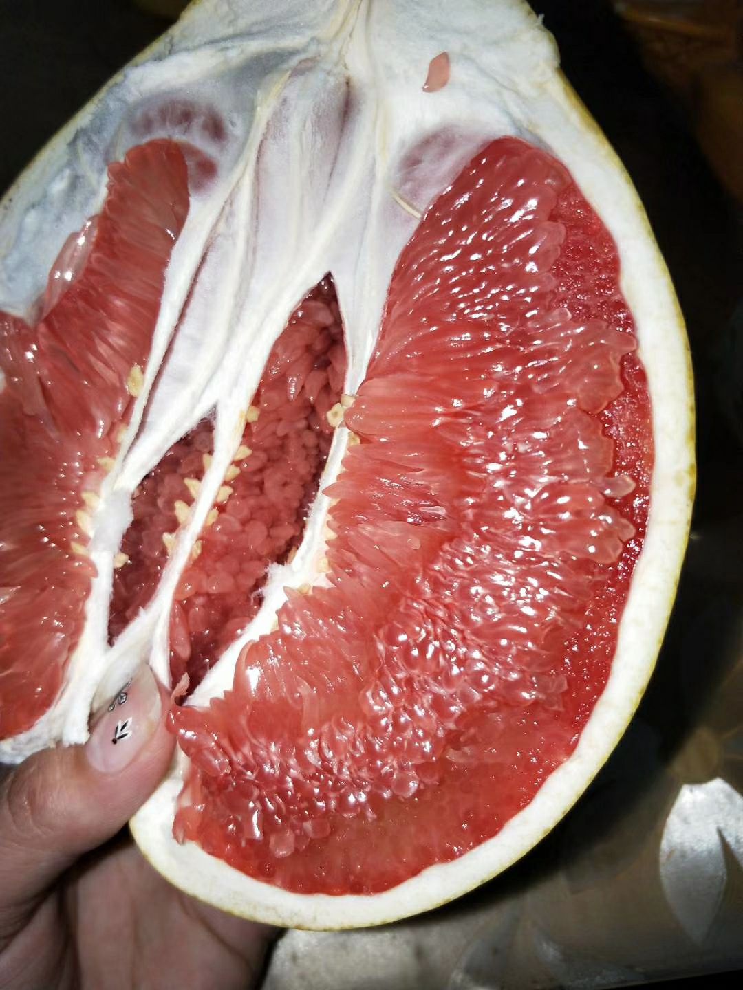  柚子，平和红心柚