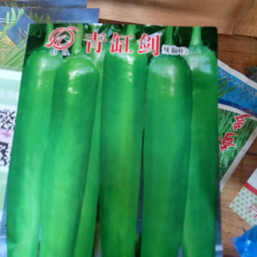 汉寿县牛角椒 混装通货 中辣 靑色