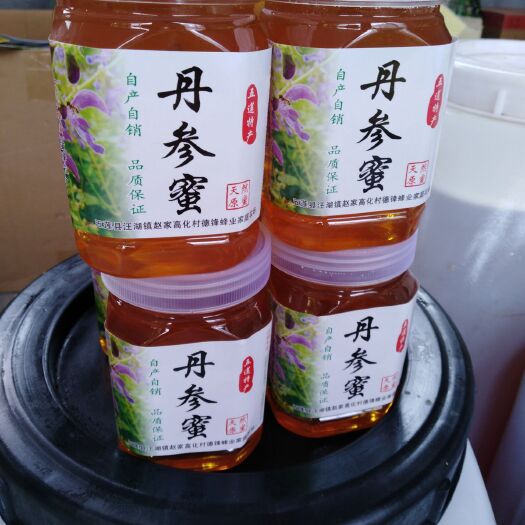 五莲县意蜂蜂蜜 天然中药材丹参花蜜