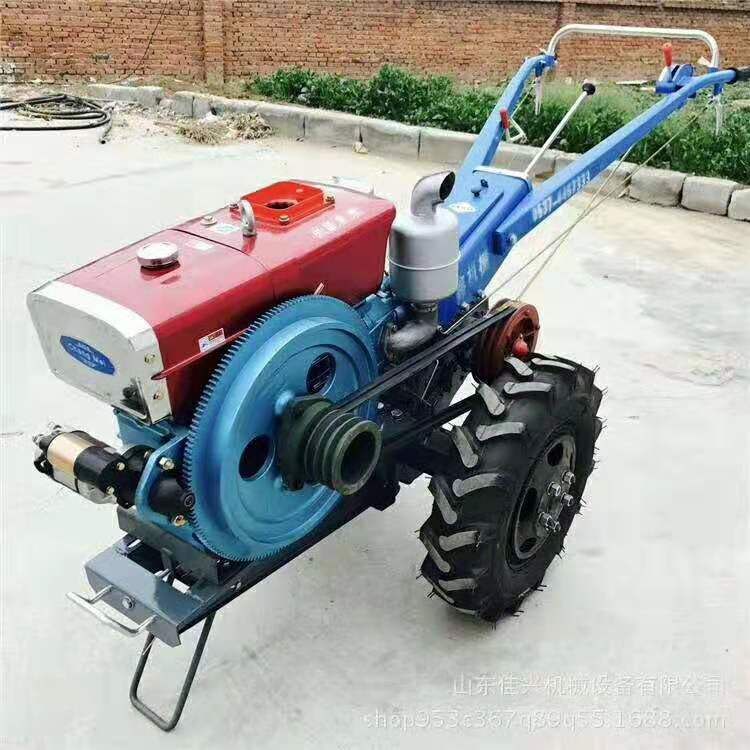  18马力手扶拖拉机 旋耕机 耕地犁 开沟机