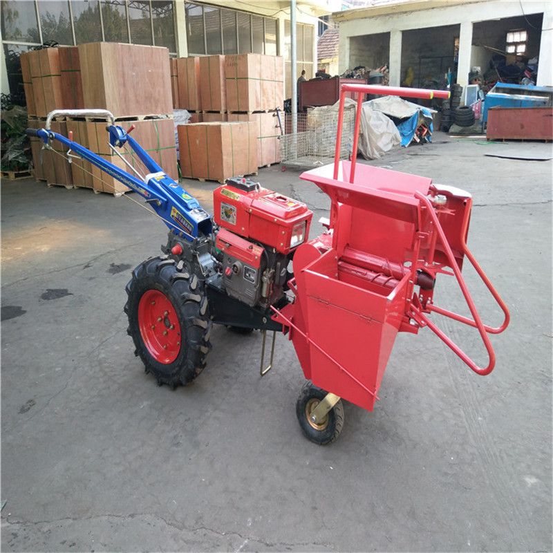  单行玉米扒皮收获机 秸秆粉碎还田机