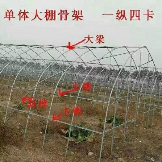 天津大棚杆 大棚专用镀锌管 生产加工各种种植棚  养殖棚