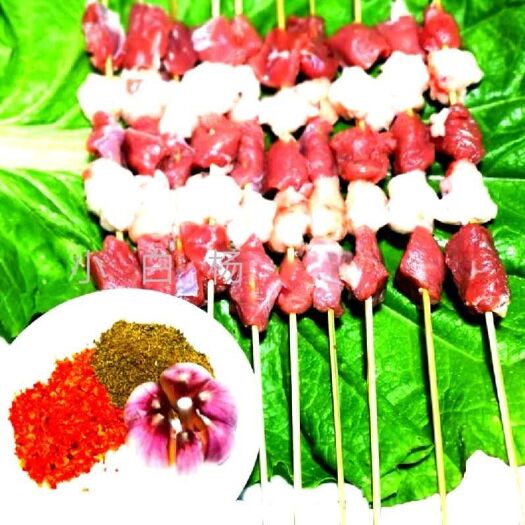 塔城市羊肉类  羊肉串 每箱装100串   每串3.3元 新疆羊肉串