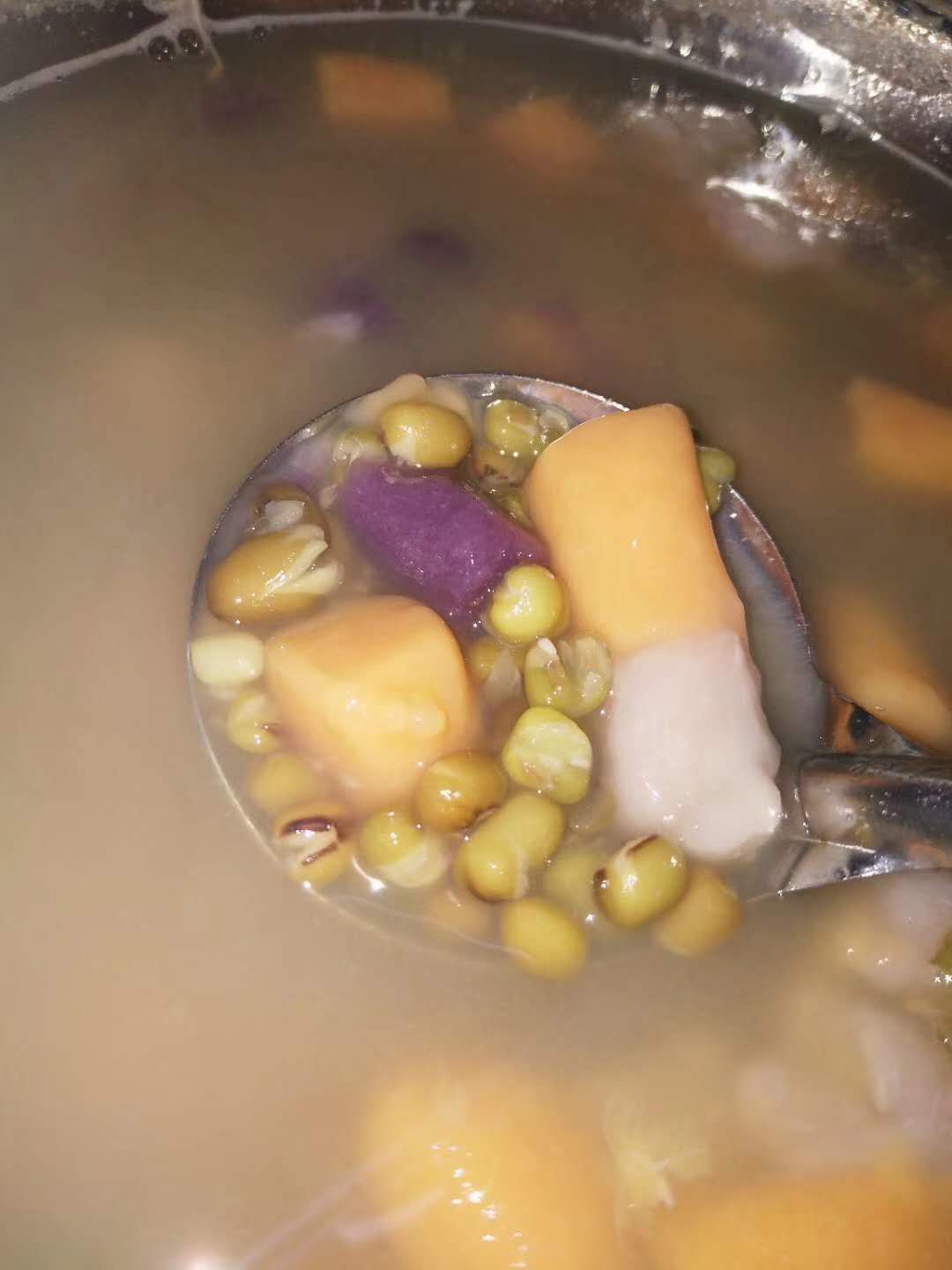  三色芋圆 芋头 紫薯 红薯