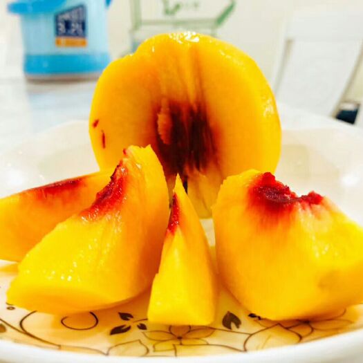 枣阳市 帝乡金升锦绣黄桃，甜脆爽口，解暑之美果，养颜之佳品!