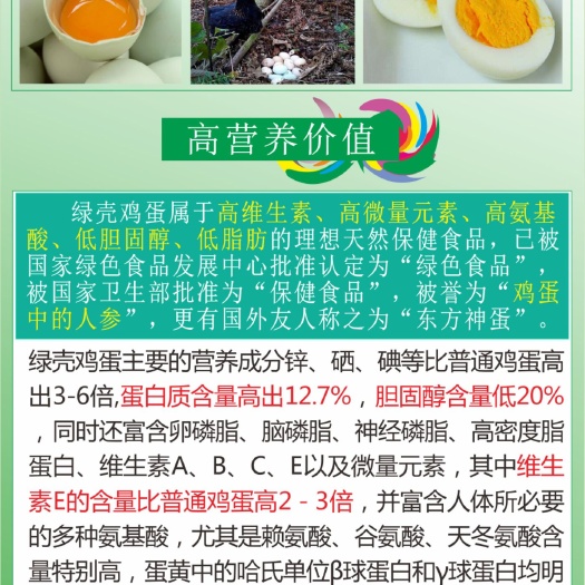广元 高山散养绿壳乌鸡蛋