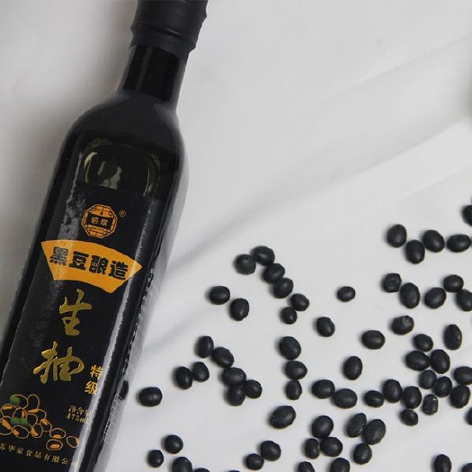 涟水县酿造酱油  古法酿造黑豆生抽，475ml*12瓶