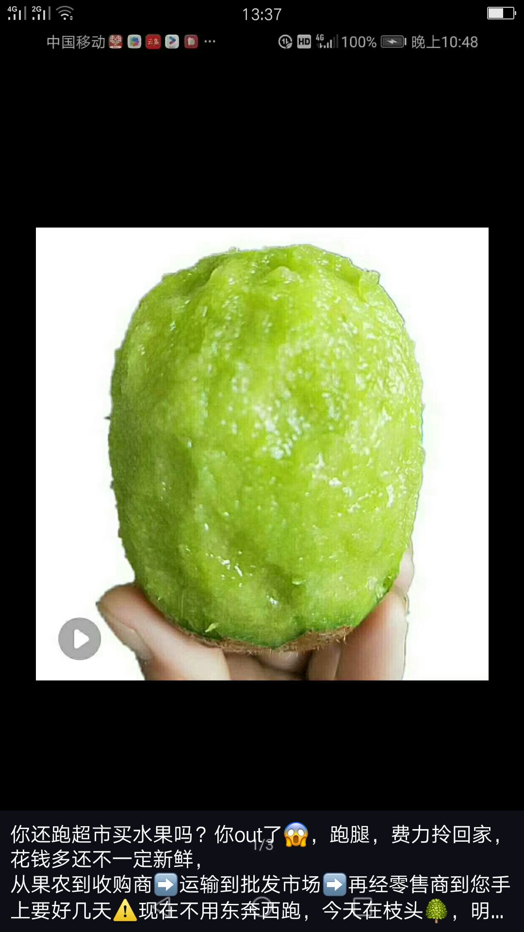  一年一季的绿心猕猴桃熟了，大量上市中，欢迎新老客户前来收购