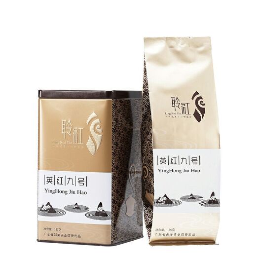 广州 聆红金罐150克，英德红茶 英红九号