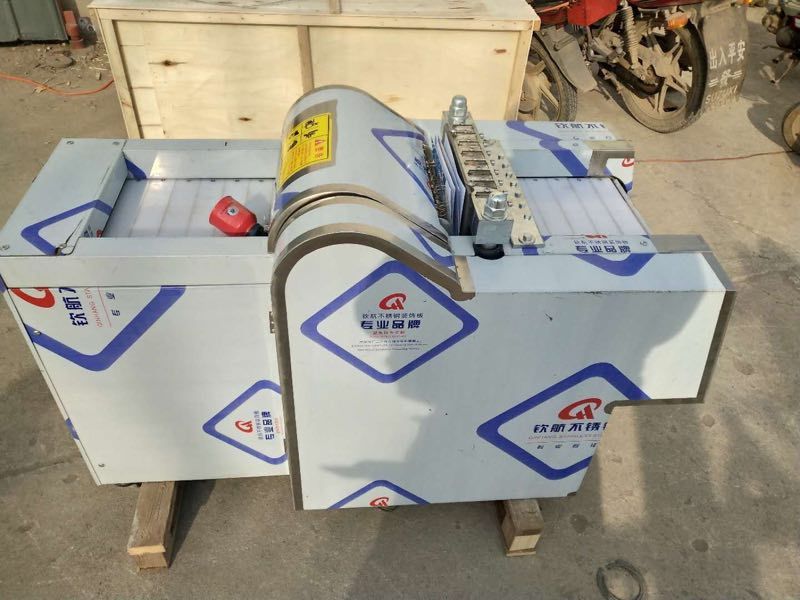 切肉机 全自动切鸡块机剁鸡块机 切排骨机 切肉块机 操作简单高效率