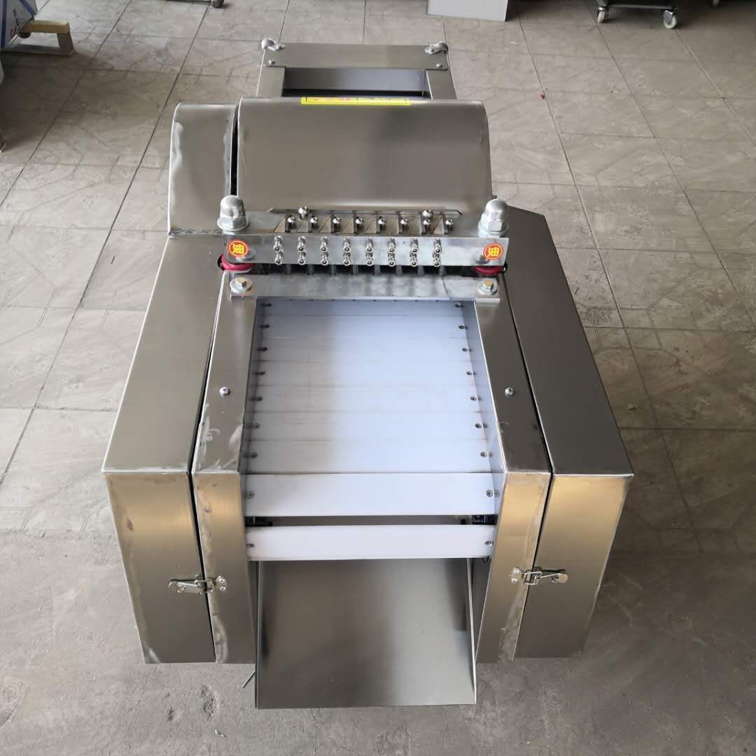 切肉机 全自动切鸡块机剁鸡块机 切排骨机 切肉块机 操作简单高效率