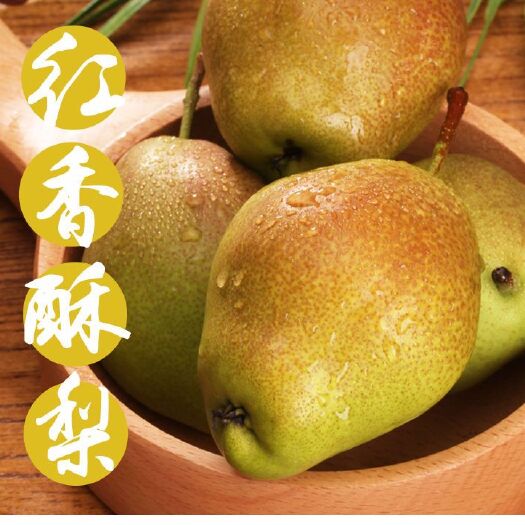 临猗县 【买一送一】先摘现发新疆库尔勒红香酥梨脆甜多汁皮薄肉多包邮