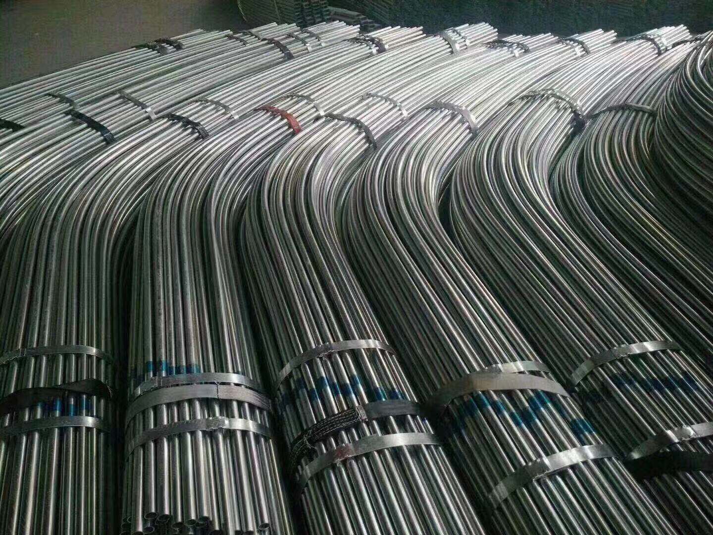 大棚钢管 圆管插地冷棚