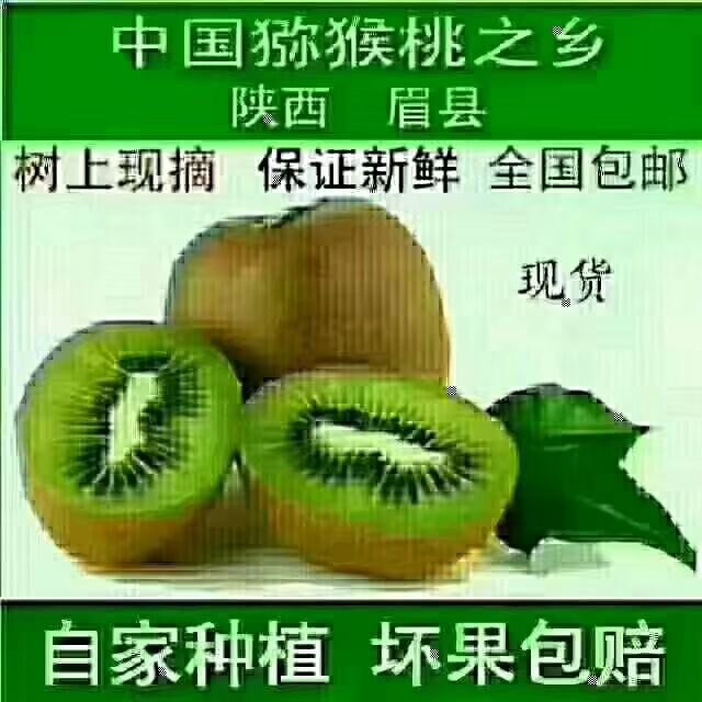  眉县徐香猕猴桃，喝山泉水长大
天然无公害，酸甜刚刚好