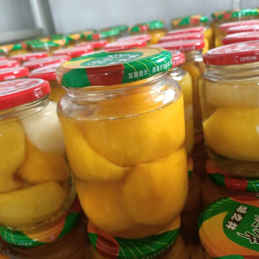东海县 农家纯手工制作黄桃罐头